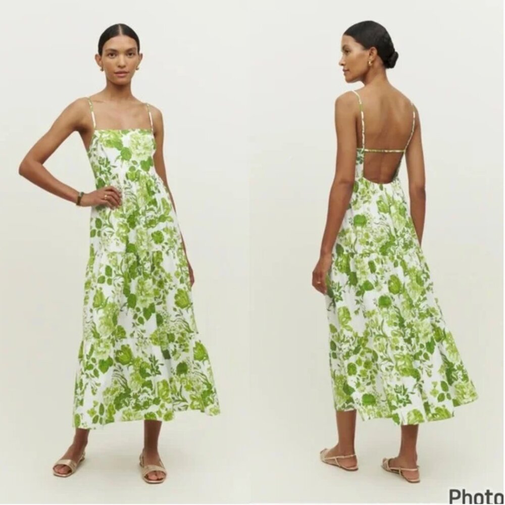 Reformation East Dress in Rialto - Size S